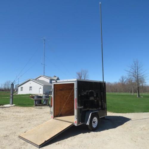 Trailer - Gate Open - Antenna Mount